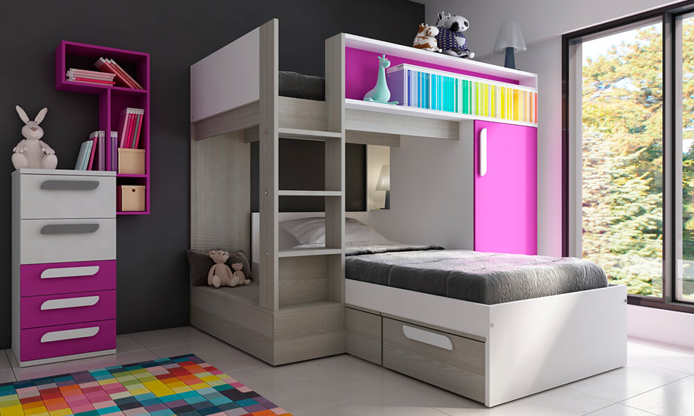 Cama tren premium reversible LIFI