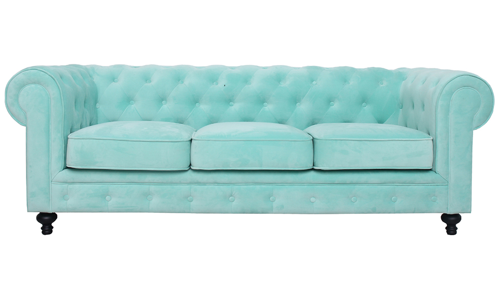 Sofá chesterfield LEWIS Conforama