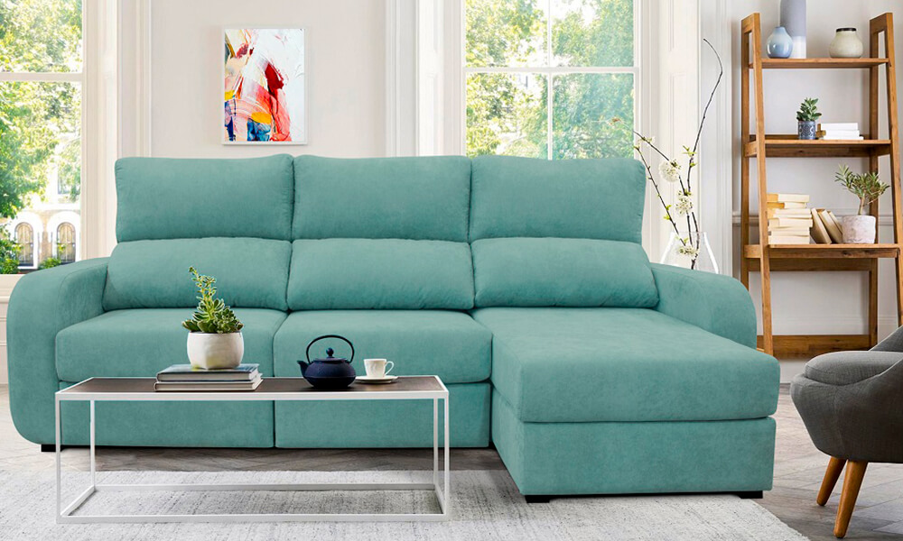 Chaise longue convertible APRIL Conforama