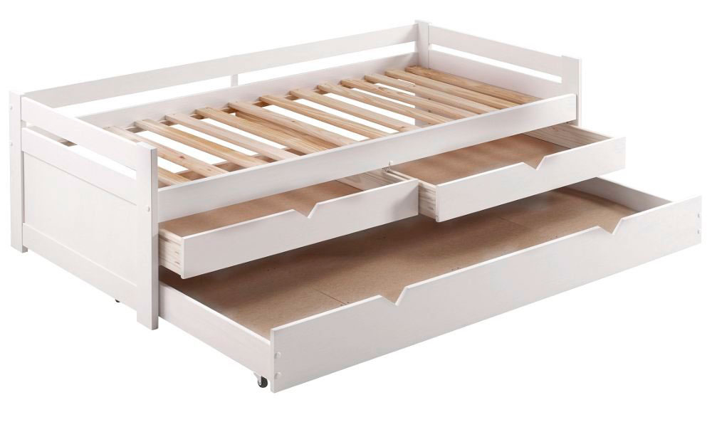 Cama nido con cajones VOYAGE Conforama como ordenar tu habitacion