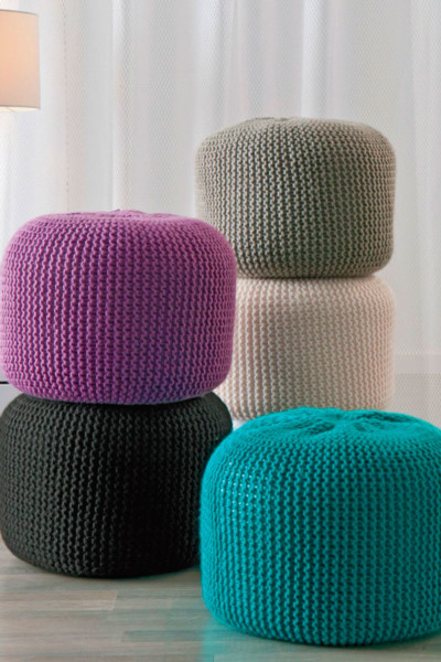 Pouf CROCHET Conforama como ordenar tu habitacion