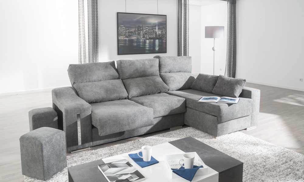 Chaise longue derecha LUCÍA de Conforama