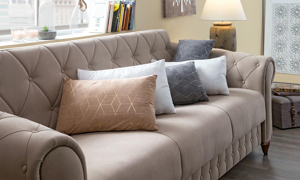 Idea de como hacer cojines para sofás clásicos como hacer cojines para sofas