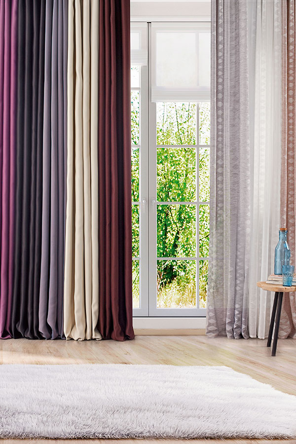 Los visillos y las cortinas tupidas combinan muy bien en ambientes de aire vintage tipos de cortinas