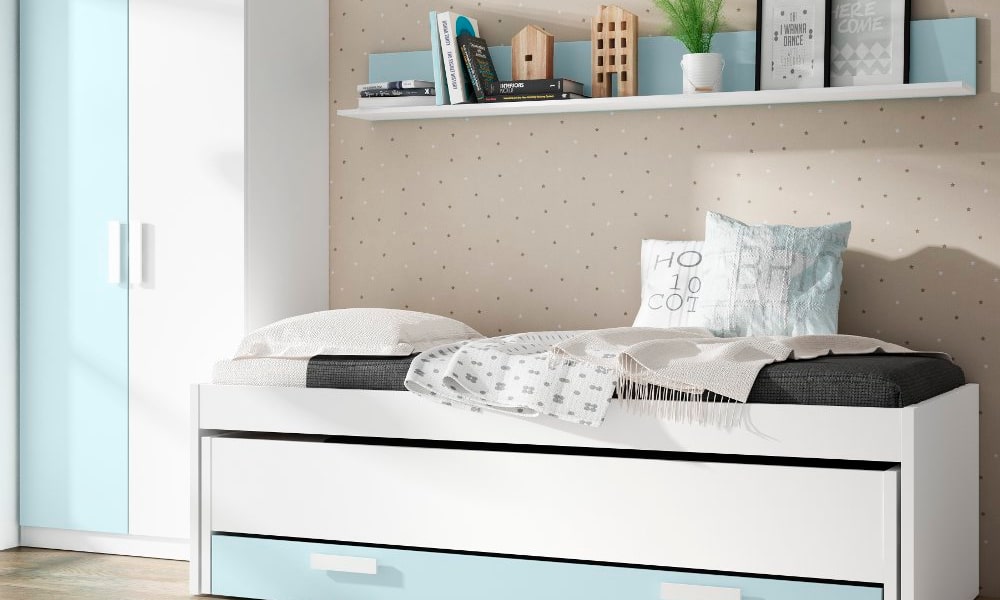 Dormitorio juvenil STAR con cama nido decoracion para habitaciones juveniles