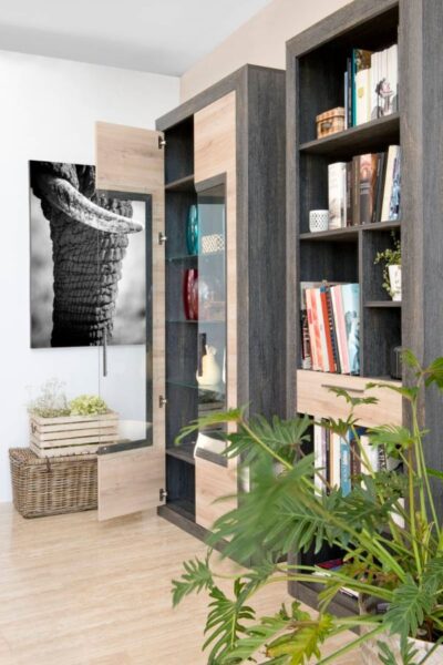 decorar con estanterias