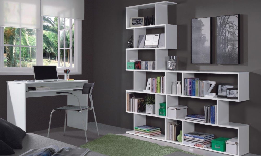 decorar con estanterias