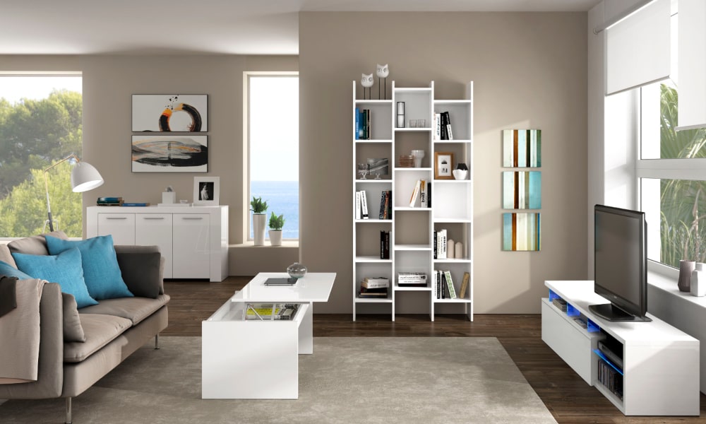 decorar con estanterias
