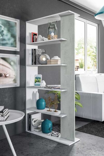 decorar con estanterias