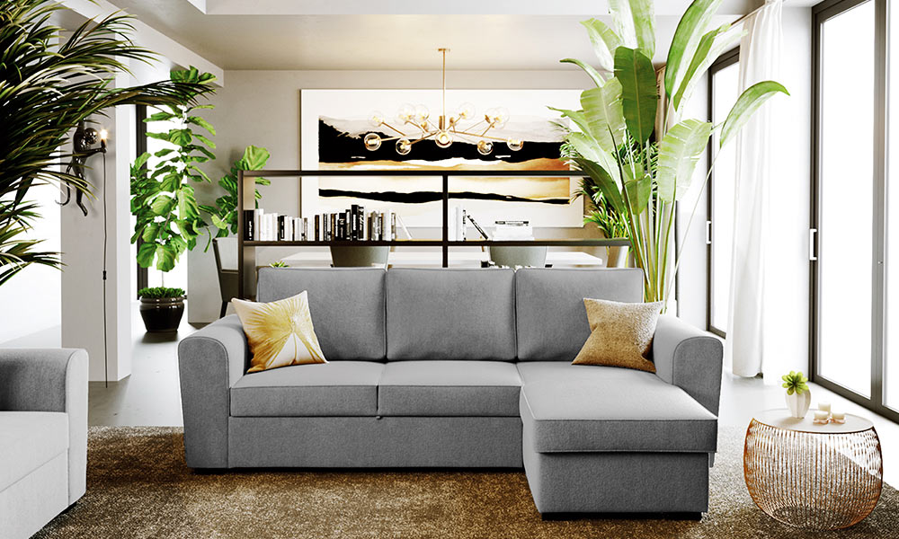 Una estantería puede ser un elemento ideal para separar espacios en un salón diáfano salón diáfano