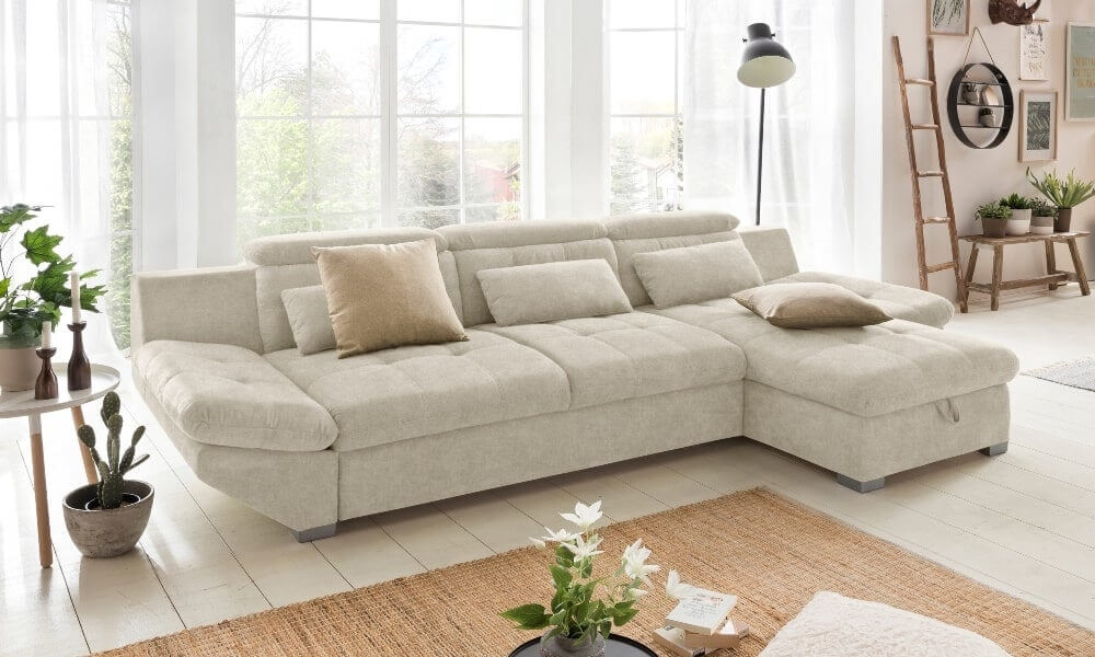 Es posible combinar diferentes tonos de madera. Chaise Longue ETERNITY decoracion blanco y madera natural